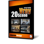 20 صحنه طراحی داخلی حرفه ای با Vray