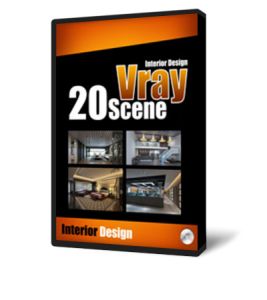 20 صحنه طراحی داخلی حرفه ای با Vray