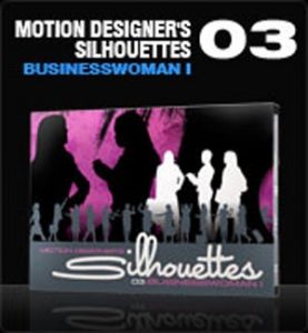 Motion Designer's Silhouettes 03: Businesswoman I