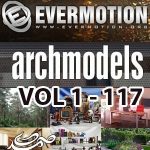 مجموعه مدل های آماده تری دی مکس Evermotion Archmodels 1-131