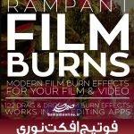 فوتیج افکت نوری Rampant Studio - Film Burns